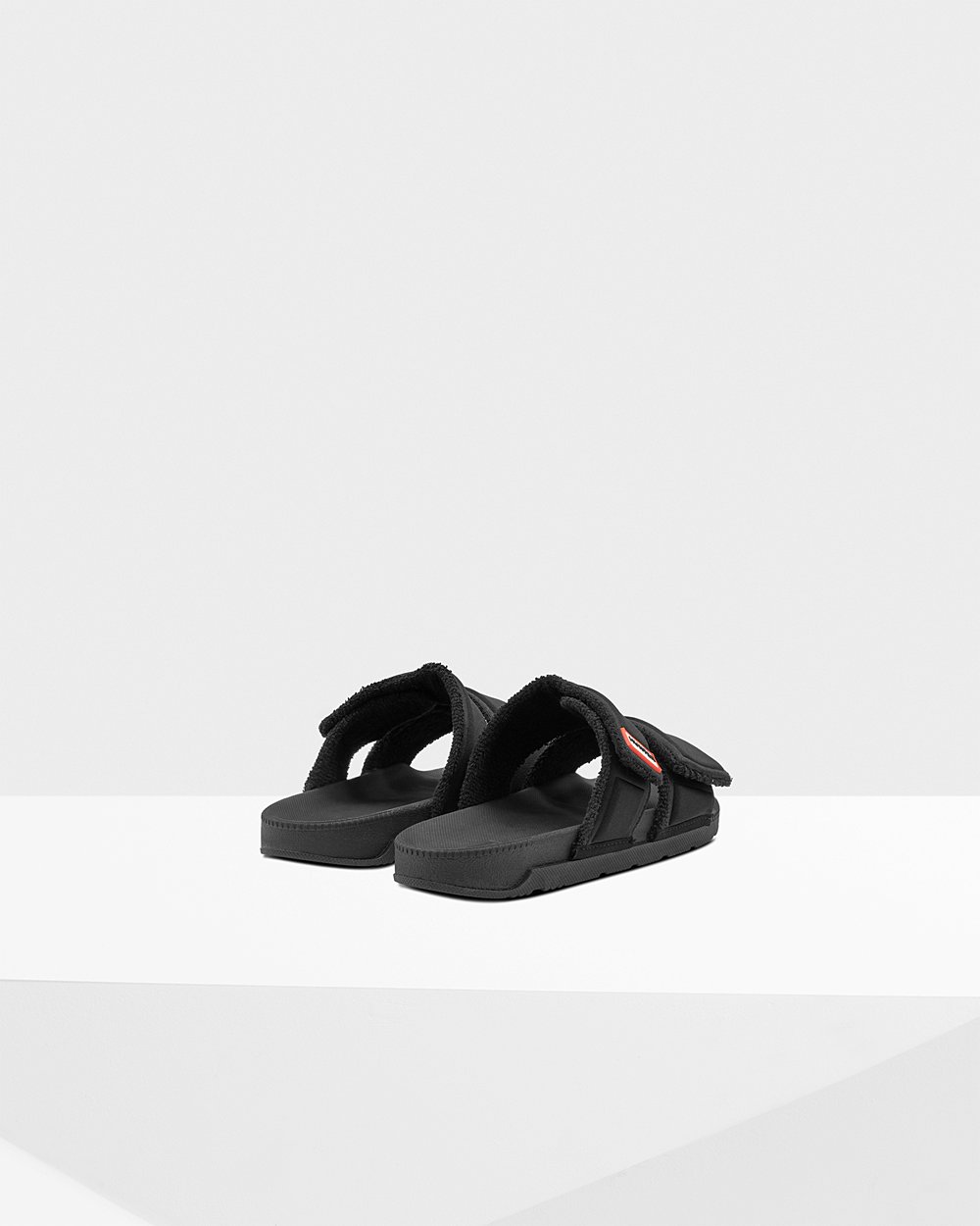 Sandalias Original Double Strap Hunter Mujer - Negros - 034129PQS